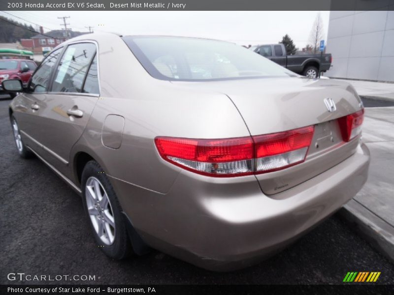 Desert Mist Metallic / Ivory 2003 Honda Accord EX V6 Sedan