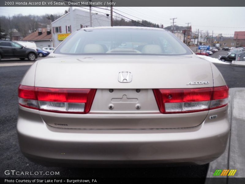 Desert Mist Metallic / Ivory 2003 Honda Accord EX V6 Sedan