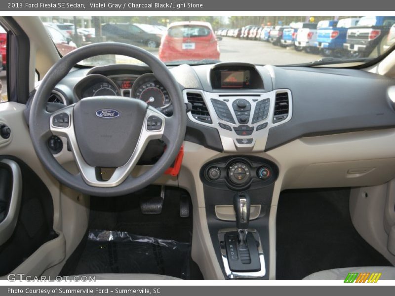 Violet Gray / Charcoal Black/Light Stone 2013 Ford Fiesta SE Sedan