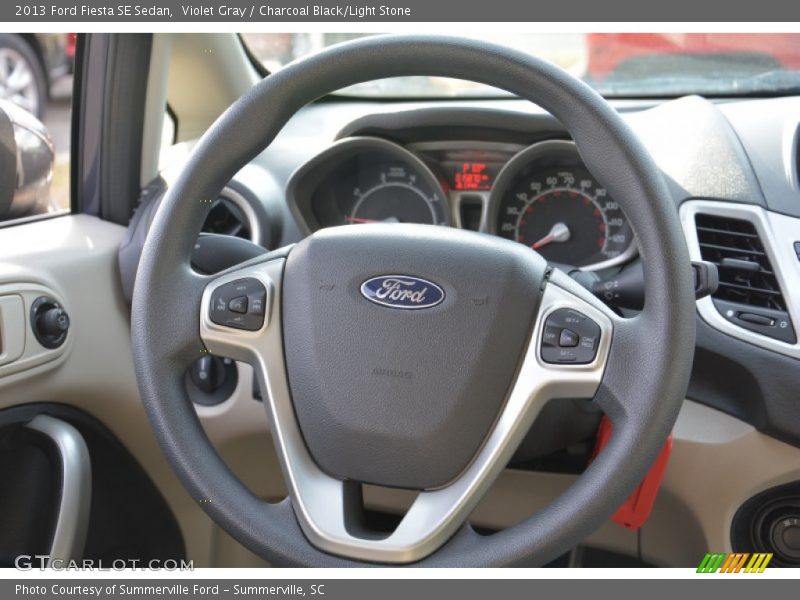 Violet Gray / Charcoal Black/Light Stone 2013 Ford Fiesta SE Sedan