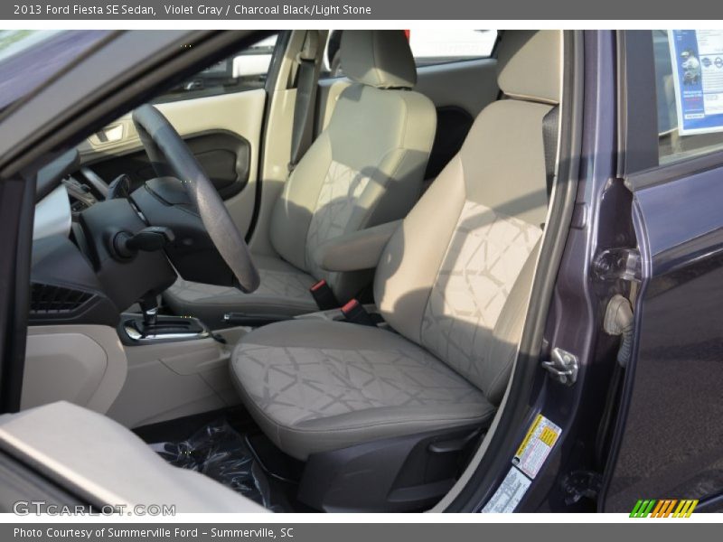Violet Gray / Charcoal Black/Light Stone 2013 Ford Fiesta SE Sedan