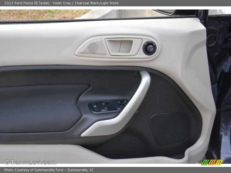 Violet Gray / Charcoal Black/Light Stone 2013 Ford Fiesta SE Sedan