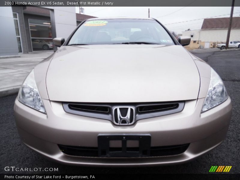 Desert Mist Metallic / Ivory 2003 Honda Accord EX V6 Sedan