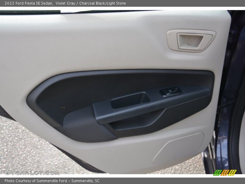 Violet Gray / Charcoal Black/Light Stone 2013 Ford Fiesta SE Sedan