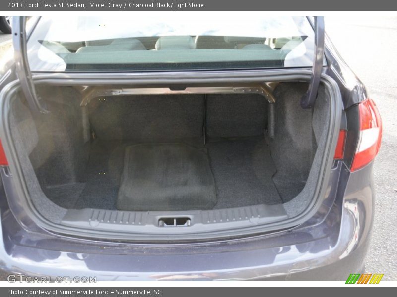 Violet Gray / Charcoal Black/Light Stone 2013 Ford Fiesta SE Sedan