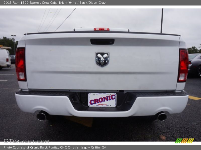 Bright White / Black/Diesel Gray 2015 Ram 1500 Express Crew Cab