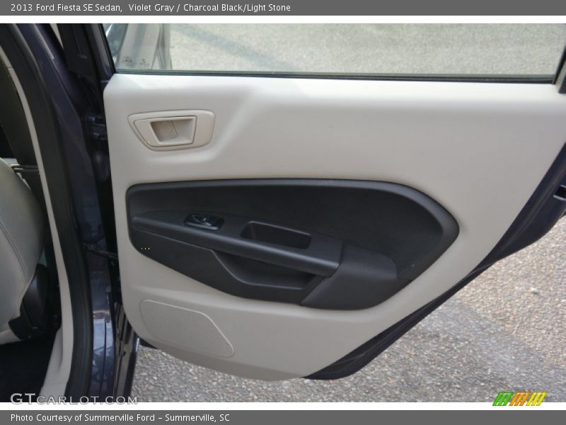 Violet Gray / Charcoal Black/Light Stone 2013 Ford Fiesta SE Sedan
