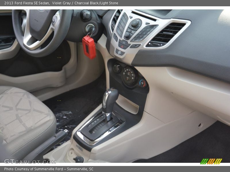Violet Gray / Charcoal Black/Light Stone 2013 Ford Fiesta SE Sedan