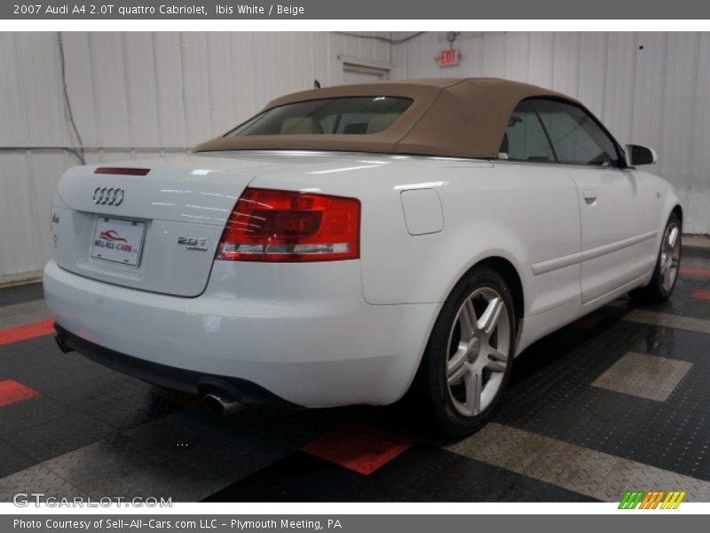 Ibis White / Beige 2007 Audi A4 2.0T quattro Cabriolet