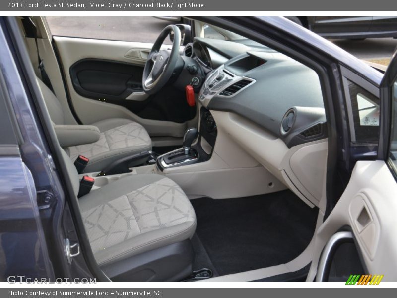 Violet Gray / Charcoal Black/Light Stone 2013 Ford Fiesta SE Sedan