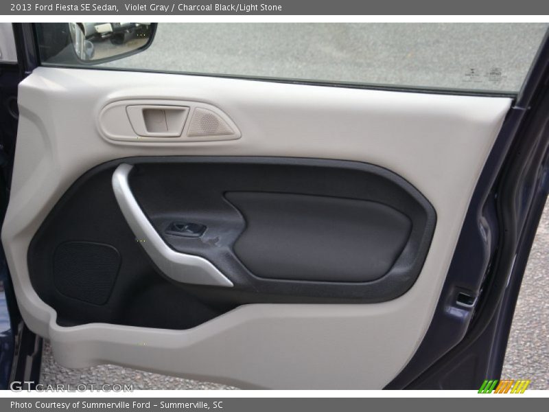 Violet Gray / Charcoal Black/Light Stone 2013 Ford Fiesta SE Sedan