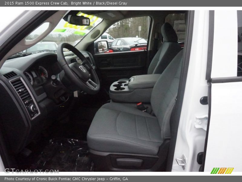 Bright White / Black/Diesel Gray 2015 Ram 1500 Express Crew Cab