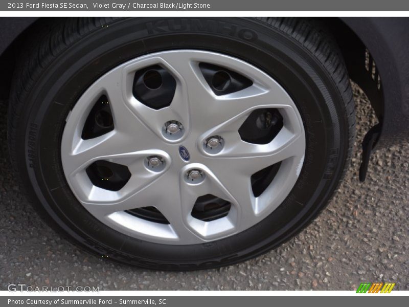 Violet Gray / Charcoal Black/Light Stone 2013 Ford Fiesta SE Sedan