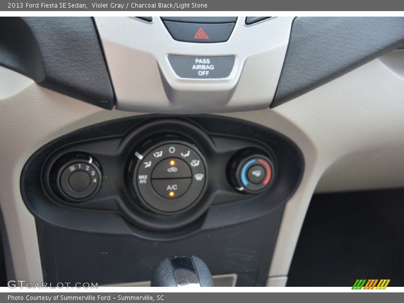 Violet Gray / Charcoal Black/Light Stone 2013 Ford Fiesta SE Sedan