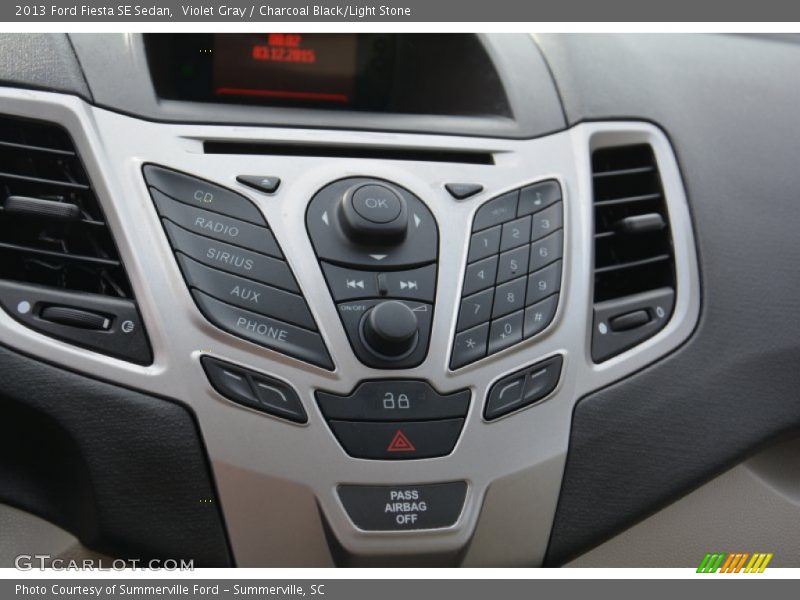 Violet Gray / Charcoal Black/Light Stone 2013 Ford Fiesta SE Sedan