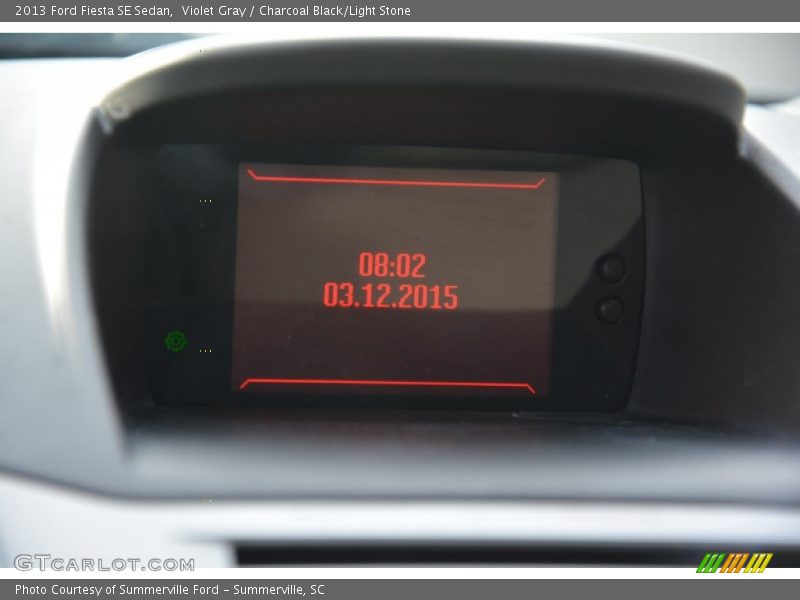 Violet Gray / Charcoal Black/Light Stone 2013 Ford Fiesta SE Sedan
