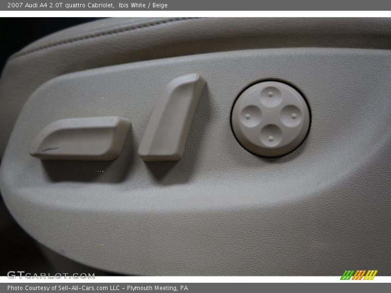 Ibis White / Beige 2007 Audi A4 2.0T quattro Cabriolet
