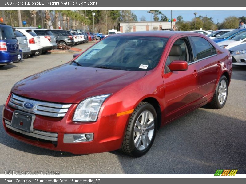 Front 3/4 View of 2007 Fusion SEL