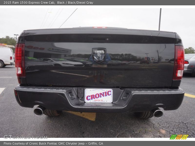 Black / Black/Diesel Gray 2015 Ram 1500 Express Crew Cab