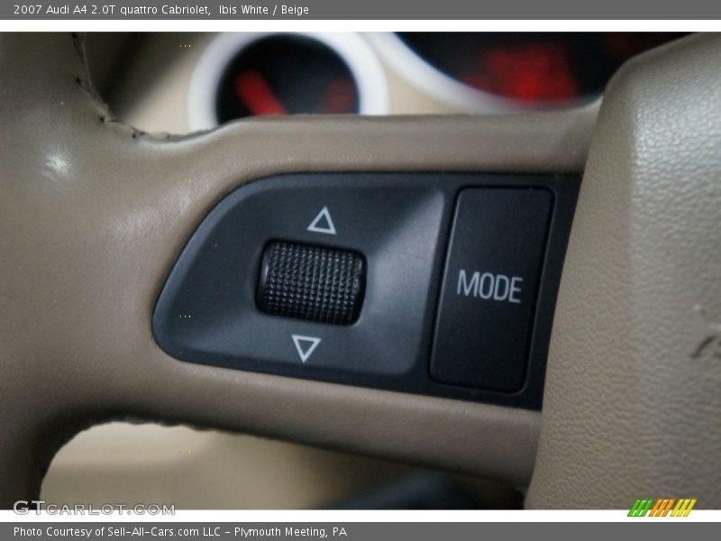 Ibis White / Beige 2007 Audi A4 2.0T quattro Cabriolet