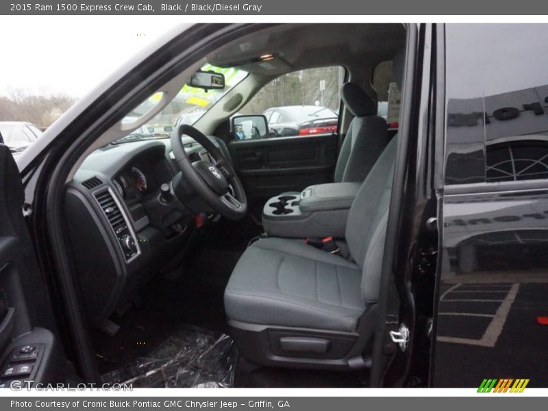 Black / Black/Diesel Gray 2015 Ram 1500 Express Crew Cab