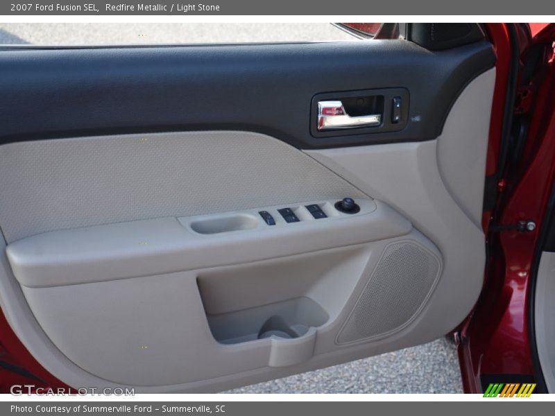 Redfire Metallic / Light Stone 2007 Ford Fusion SEL