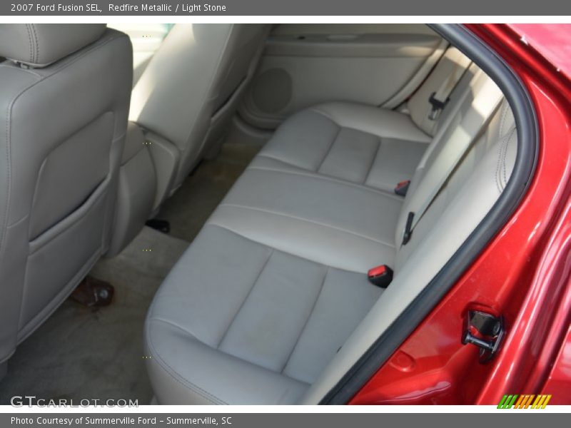 Redfire Metallic / Light Stone 2007 Ford Fusion SEL