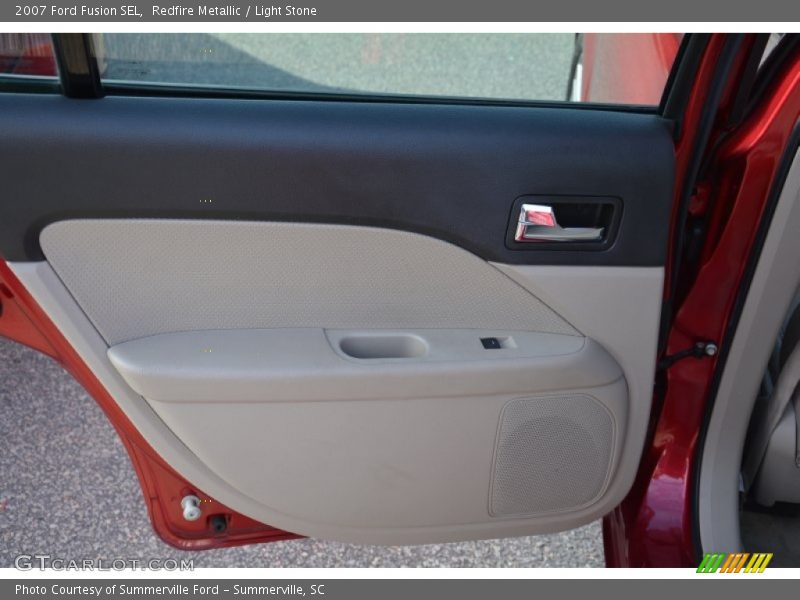 Redfire Metallic / Light Stone 2007 Ford Fusion SEL