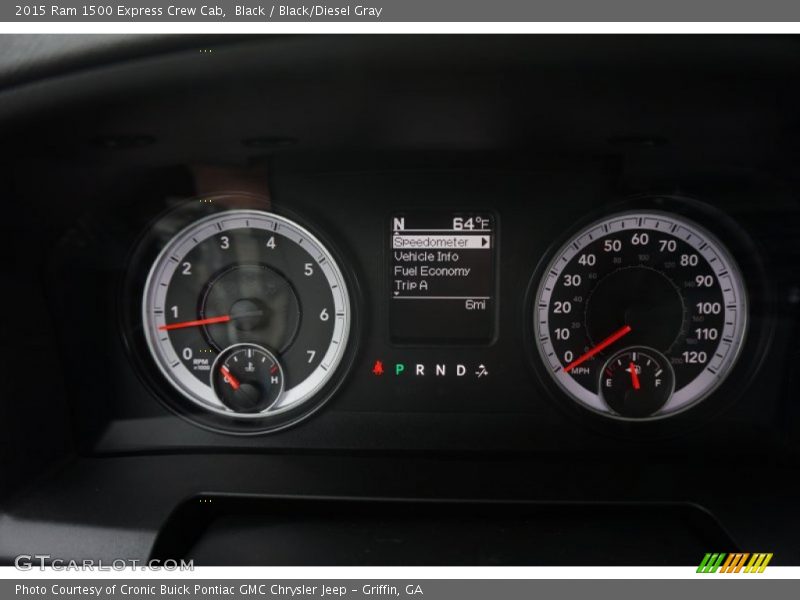 Black / Black/Diesel Gray 2015 Ram 1500 Express Crew Cab