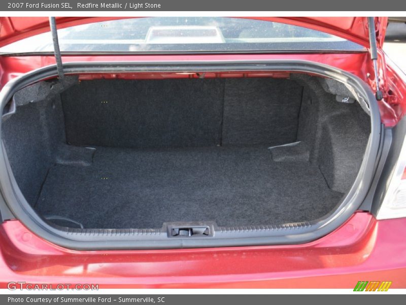 Redfire Metallic / Light Stone 2007 Ford Fusion SEL