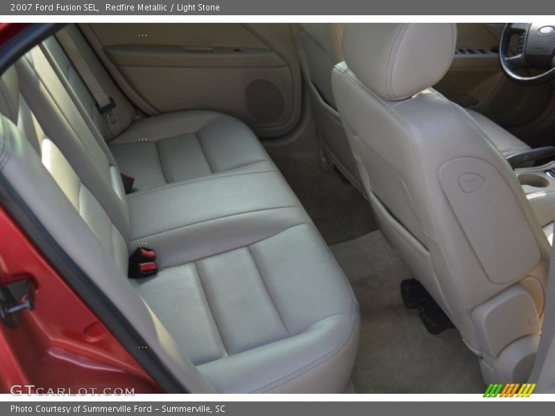 Redfire Metallic / Light Stone 2007 Ford Fusion SEL