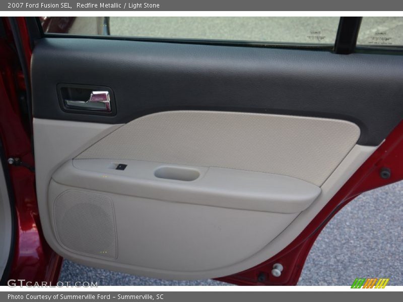 Redfire Metallic / Light Stone 2007 Ford Fusion SEL