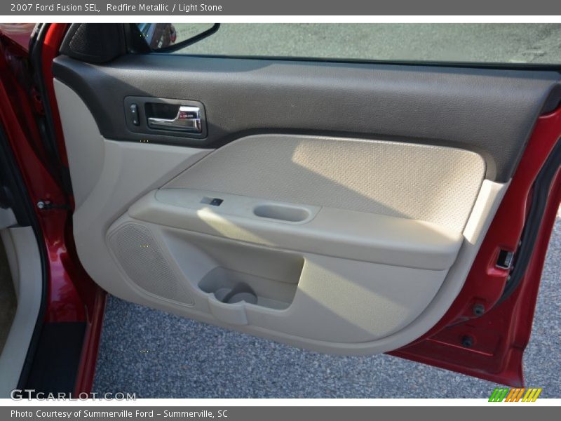 Redfire Metallic / Light Stone 2007 Ford Fusion SEL