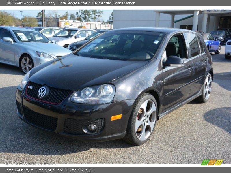 Black Magic Metallic / Anthracite Black Leather 2009 Volkswagen GTI 4 Door