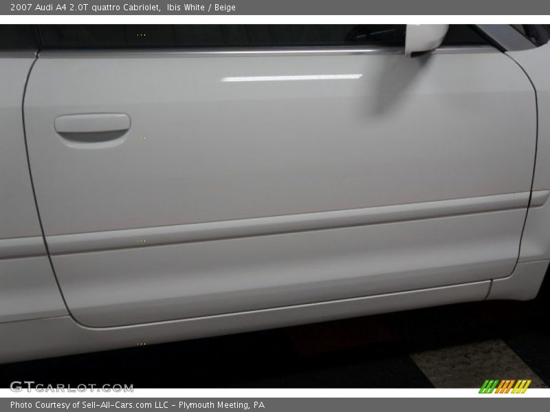Ibis White / Beige 2007 Audi A4 2.0T quattro Cabriolet