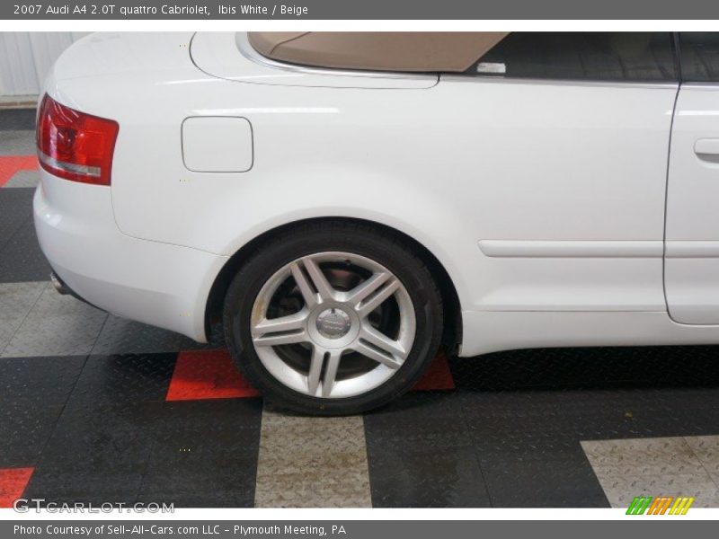 Ibis White / Beige 2007 Audi A4 2.0T quattro Cabriolet