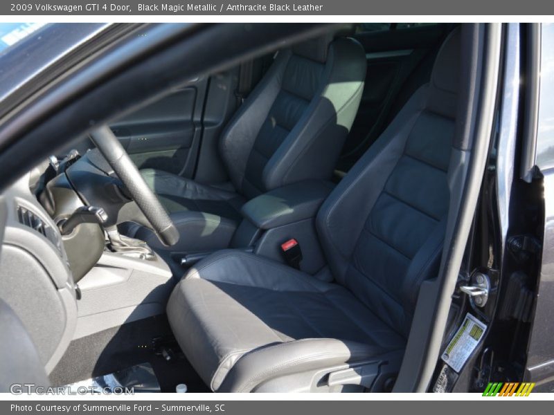 Black Magic Metallic / Anthracite Black Leather 2009 Volkswagen GTI 4 Door
