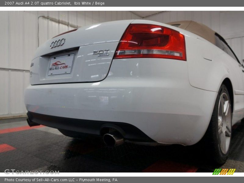 Ibis White / Beige 2007 Audi A4 2.0T quattro Cabriolet