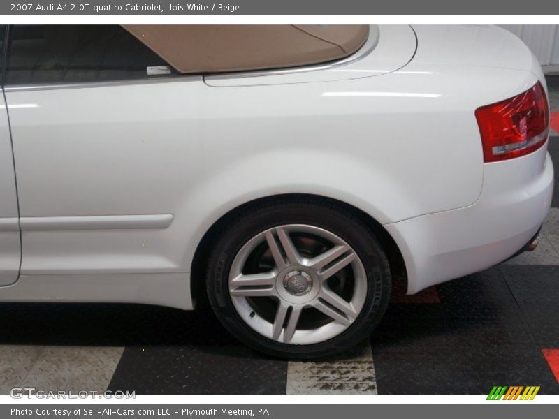 Ibis White / Beige 2007 Audi A4 2.0T quattro Cabriolet