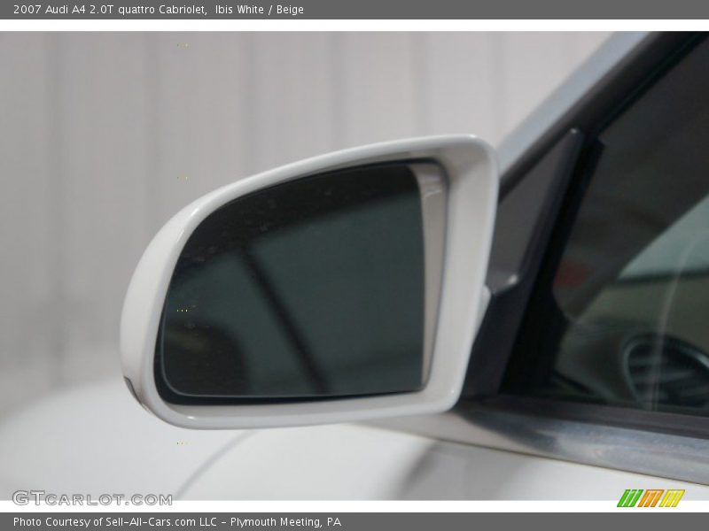 Ibis White / Beige 2007 Audi A4 2.0T quattro Cabriolet
