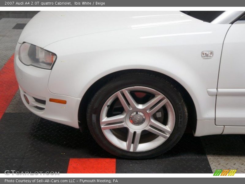 Ibis White / Beige 2007 Audi A4 2.0T quattro Cabriolet