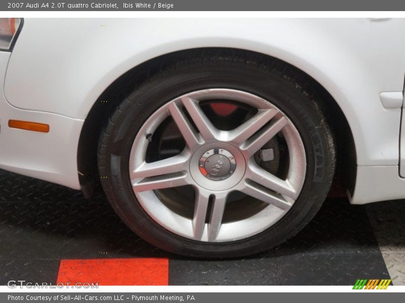 Ibis White / Beige 2007 Audi A4 2.0T quattro Cabriolet