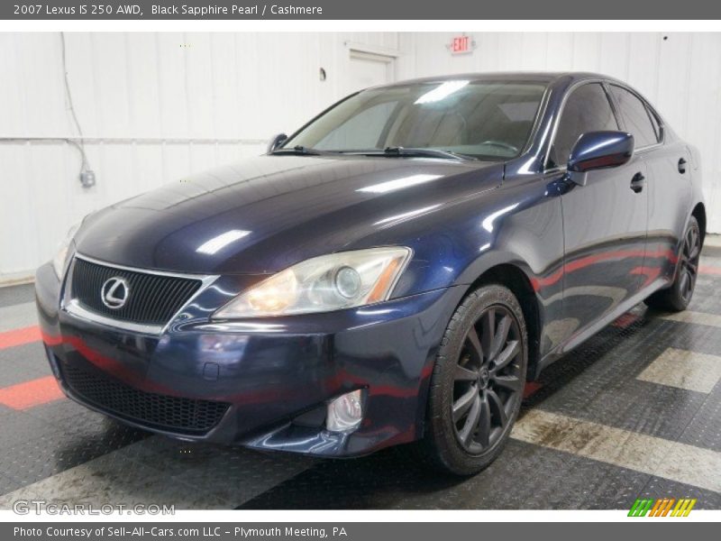 Black Sapphire Pearl / Cashmere 2007 Lexus IS 250 AWD