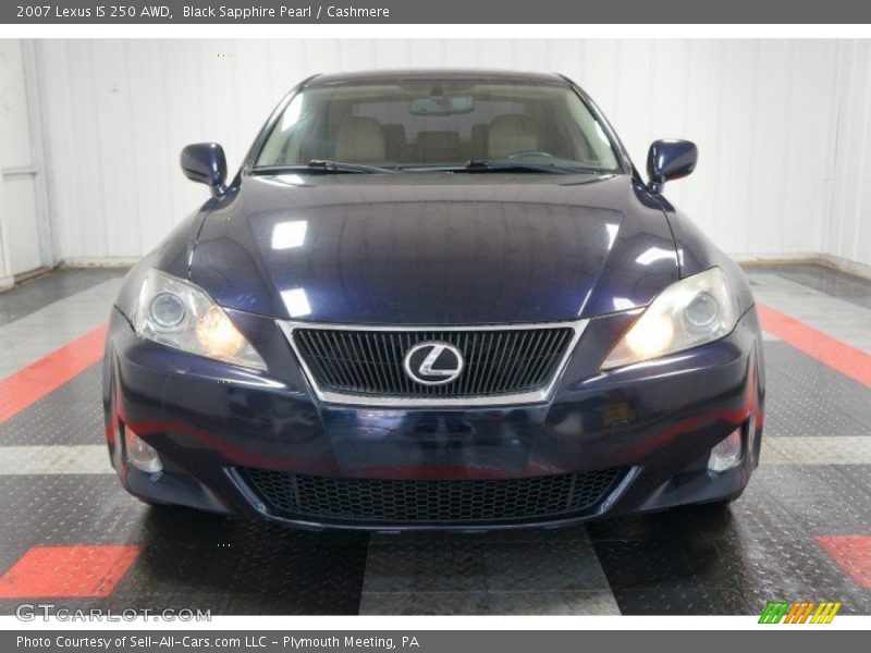 Black Sapphire Pearl / Cashmere 2007 Lexus IS 250 AWD