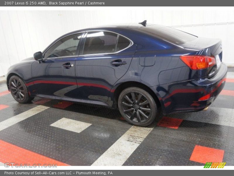 Black Sapphire Pearl / Cashmere 2007 Lexus IS 250 AWD