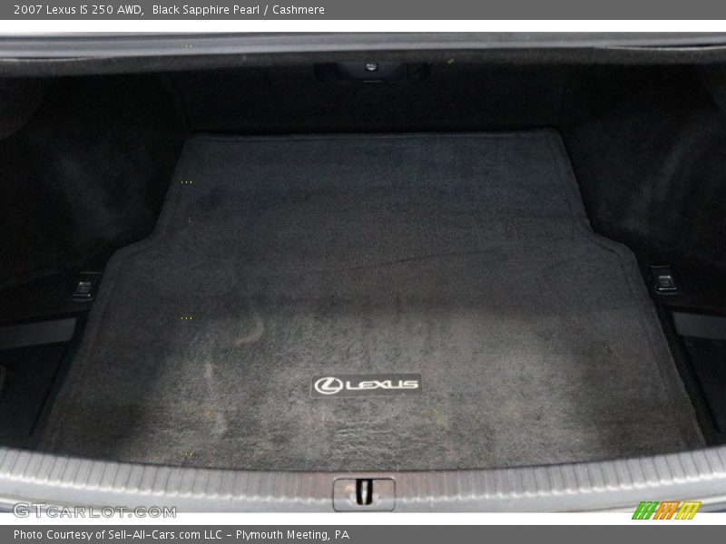 Black Sapphire Pearl / Cashmere 2007 Lexus IS 250 AWD