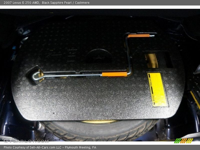 Black Sapphire Pearl / Cashmere 2007 Lexus IS 250 AWD