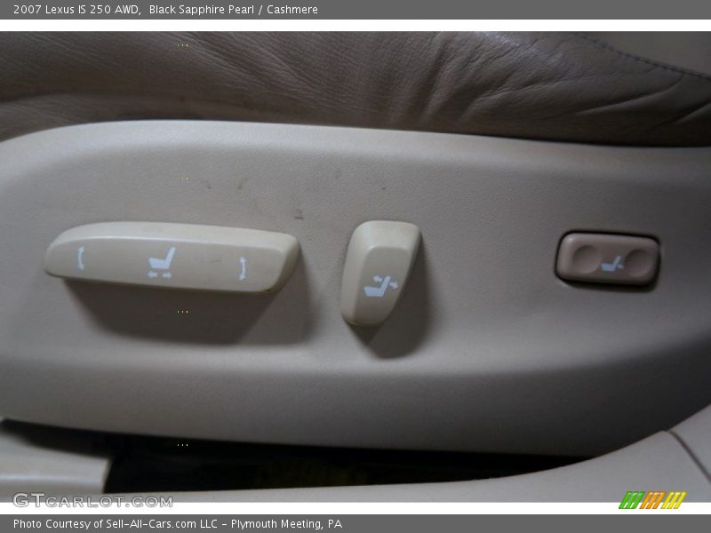 Black Sapphire Pearl / Cashmere 2007 Lexus IS 250 AWD
