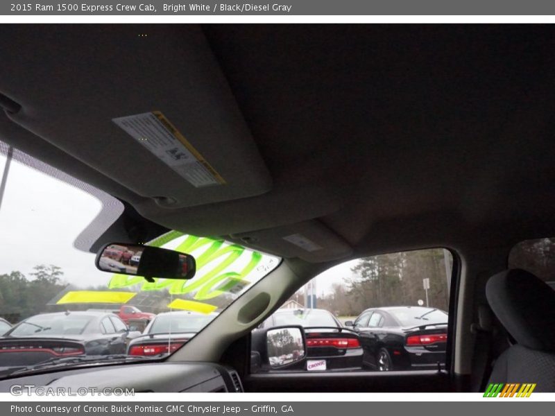 Bright White / Black/Diesel Gray 2015 Ram 1500 Express Crew Cab