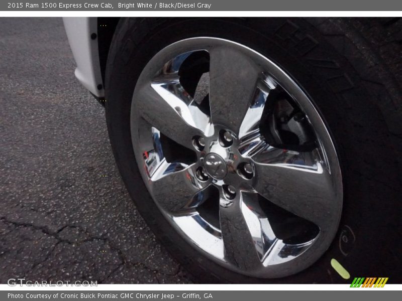 Bright White / Black/Diesel Gray 2015 Ram 1500 Express Crew Cab